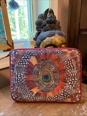 Lucky Brand peacock iPad case